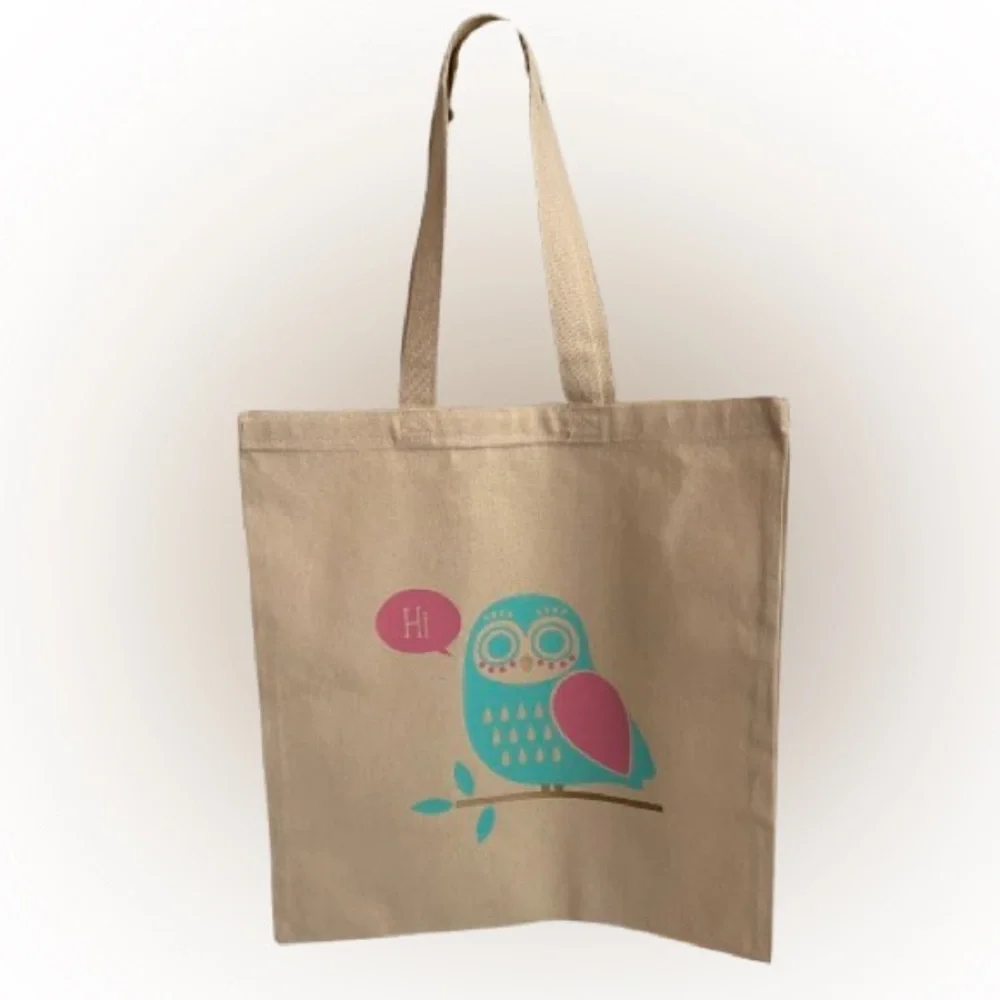 Owl Canvas Tote Bag